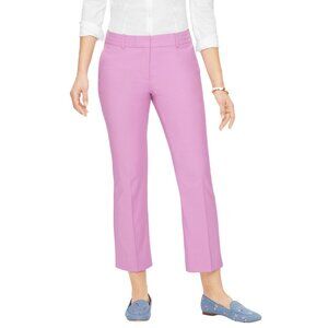 Talbots Flare Kick Crop Pants in Lilac Size 2